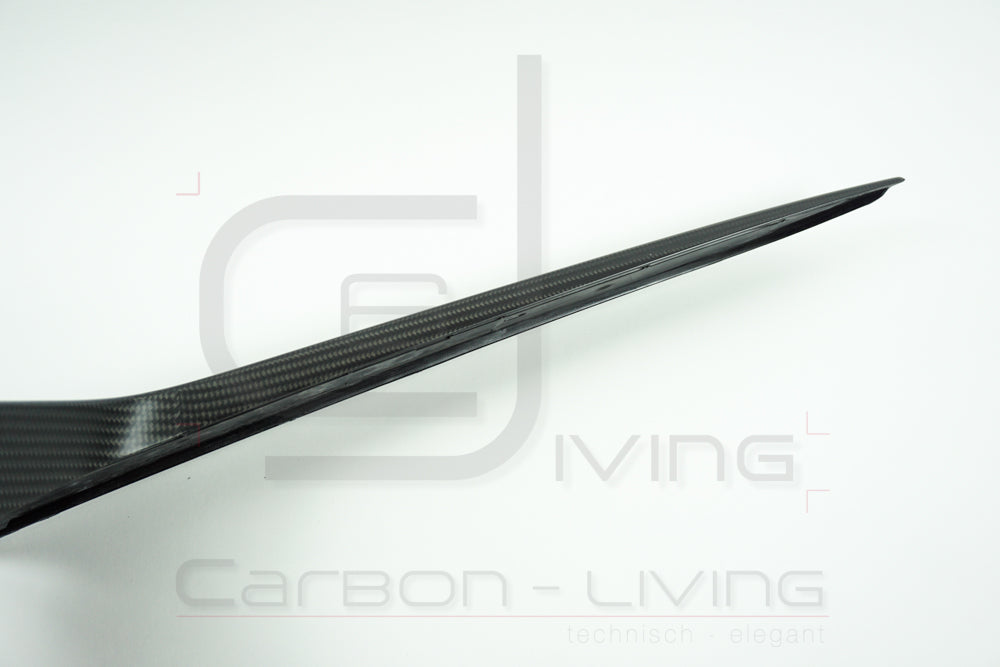 Audi A4 S-Line S4 RS4 B9 8W Avant Carbon Vertikalspoiler Aero Spoiler Spoilerblenden Set für Heckklappe