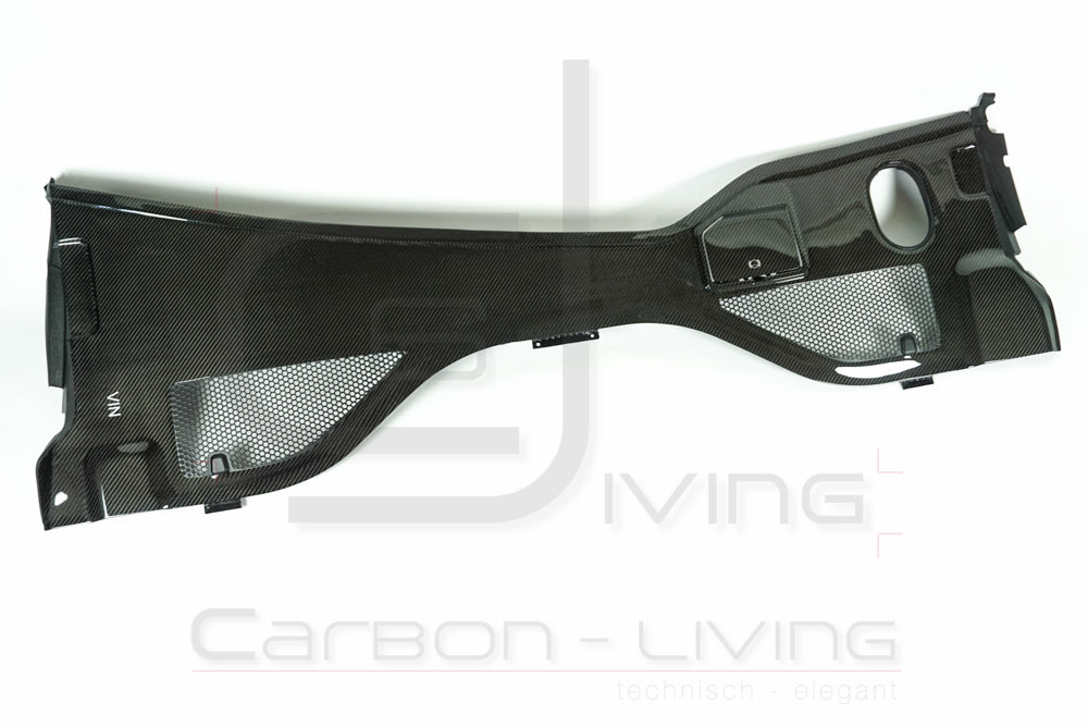 Audi A6 S6 RS6 4G C7 Carbon Windlauf Abdeckung Verkleidung Wasserkasten Motorraum