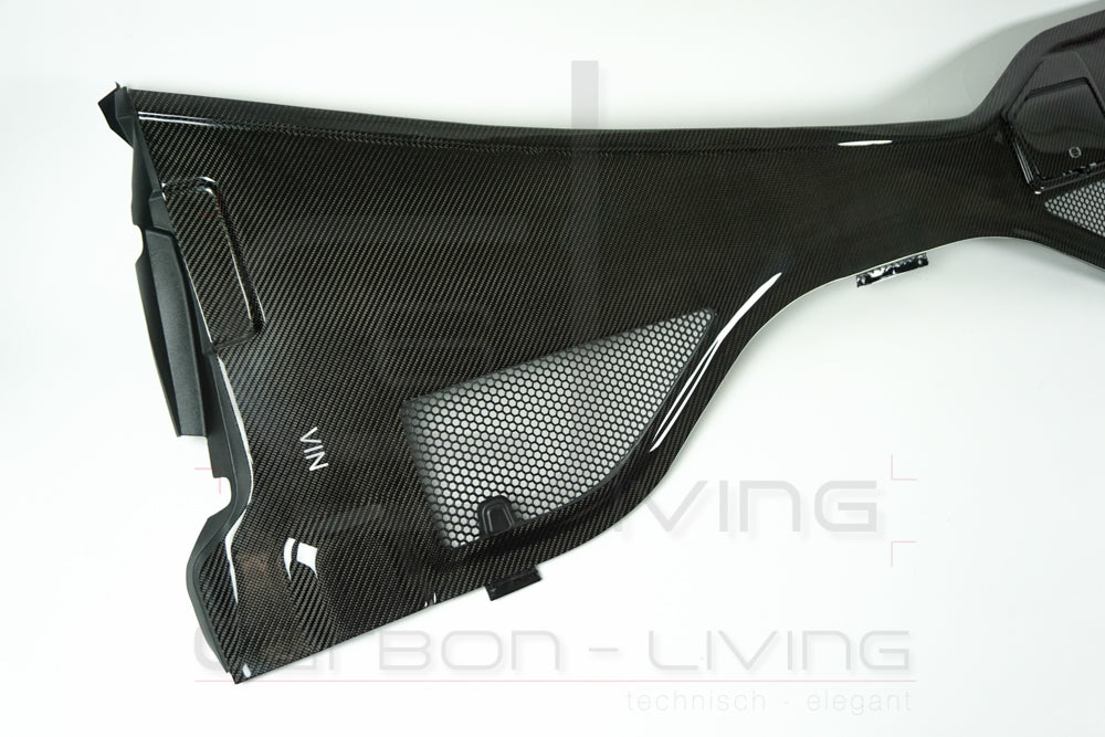 Audi A6 S6 RS6 4G C7 Carbon Windlauf Abdeckung Verkleidung Wasserkasten Motorraum