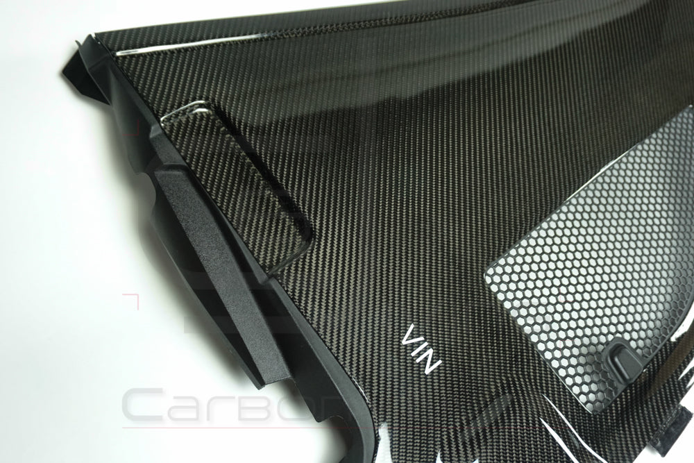 Audi A6 S6 RS6 4G C7 Carbon Windlauf Abdeckung Verkleidung Wasserkasten Motorraum