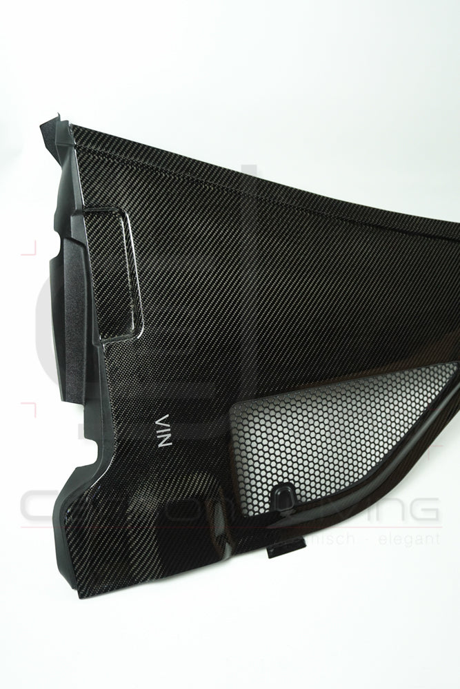 Audi A6 S6 RS6 4G C7 Carbon Windlauf Abdeckung Verkleidung Wasserkasten Motorraum