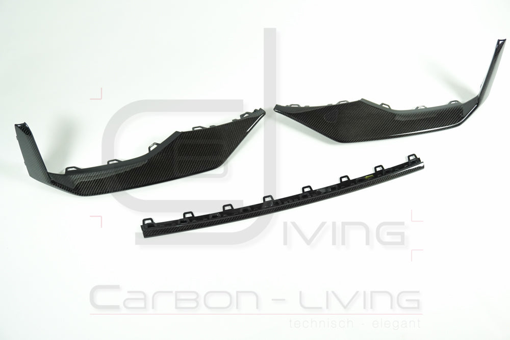 Audi RS5 Coupe Sportback 8W 8W8 F5 Vorfacelift VFL Carbon Frontspoiler Spoiler Blenden 3-tlg. Set