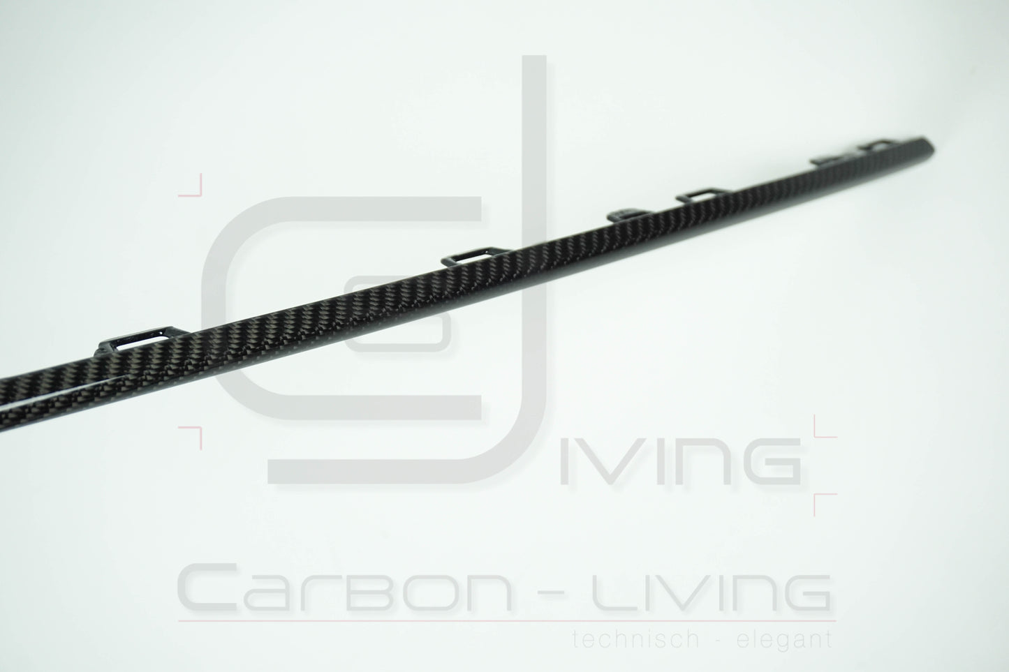 Audi RS3 8V Carbon Aufsatzleisten Zierleisten Zierblenden 3-tlg. Set für Heckdiffusor
