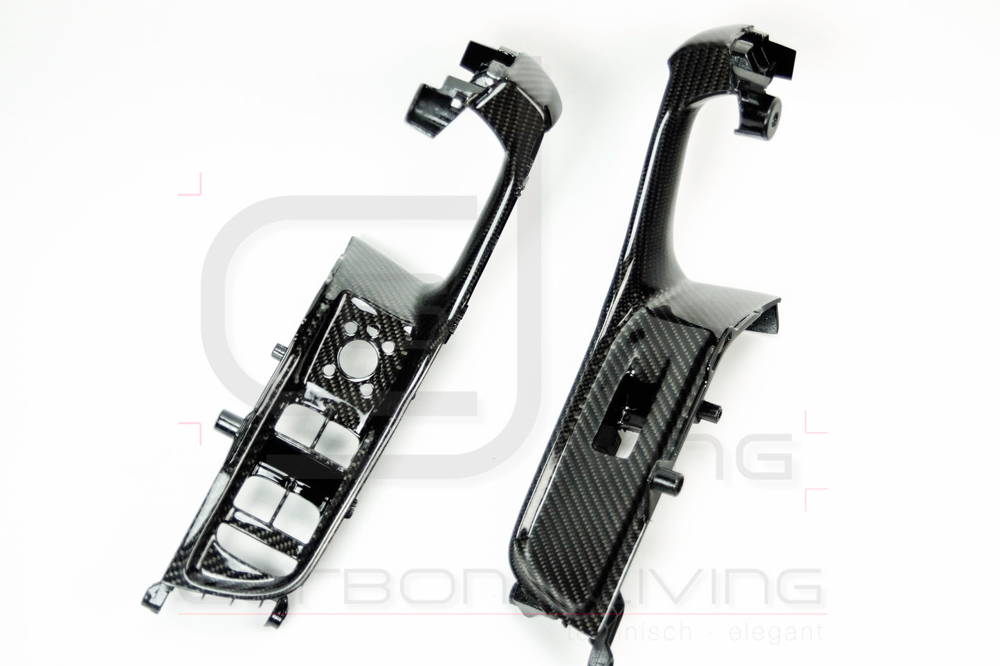 Audi A3 S3 RS3 8V Carbon Griffblenden Fensterheber-Schalterblenden Türverkleidungen Set - 3-Türer