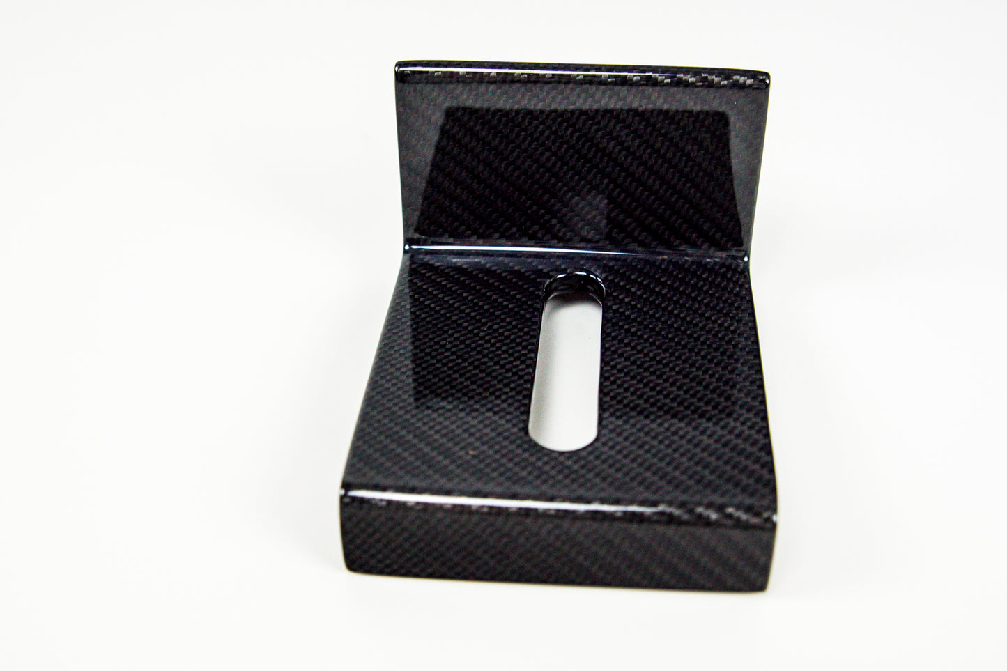Carbon Visitenkartenhalter Visitenkartenständer Ständer für Visitenkarten / Carbon Fibre Business Card Holder