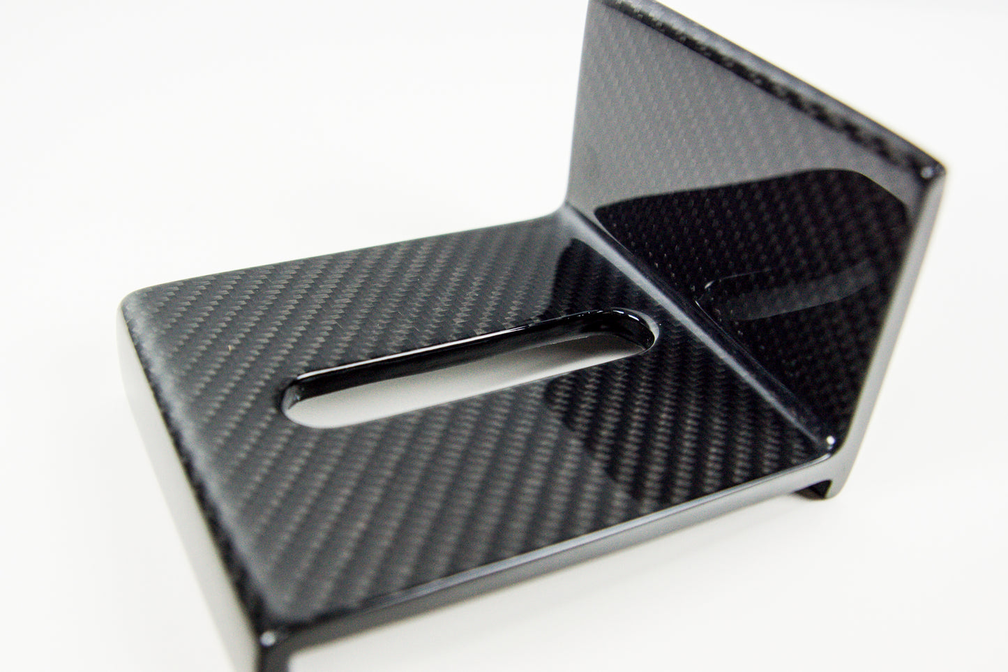 Carbon Visitenkartenhalter Visitenkartenständer Ständer für Visitenkarten / Carbon Fibre Business Card Holder