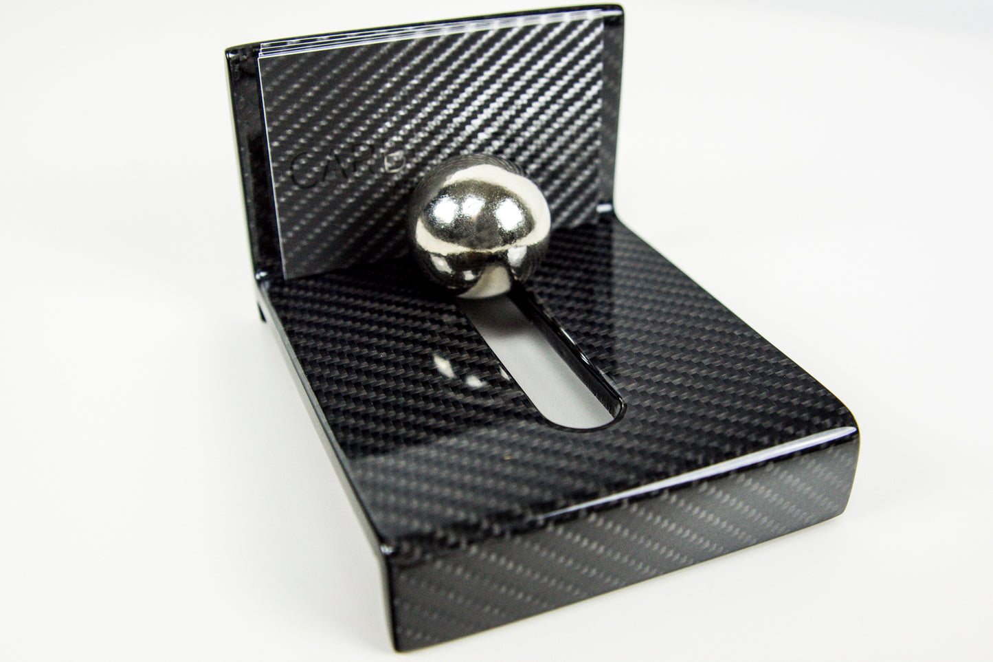 Carbon Visitenkartenhalter Visitenkartenständer Ständer für Visitenkarten / Carbon Fibre Business Card Holder