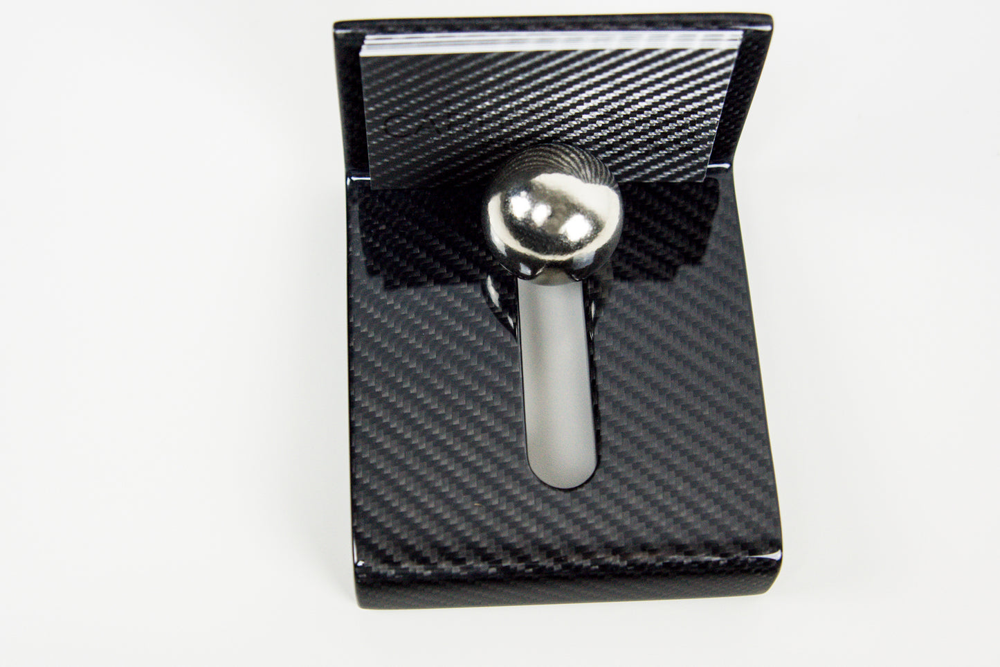 Carbon Visitenkartenhalter Visitenkartenständer Ständer für Visitenkarten / Carbon Fibre Business Card Holder