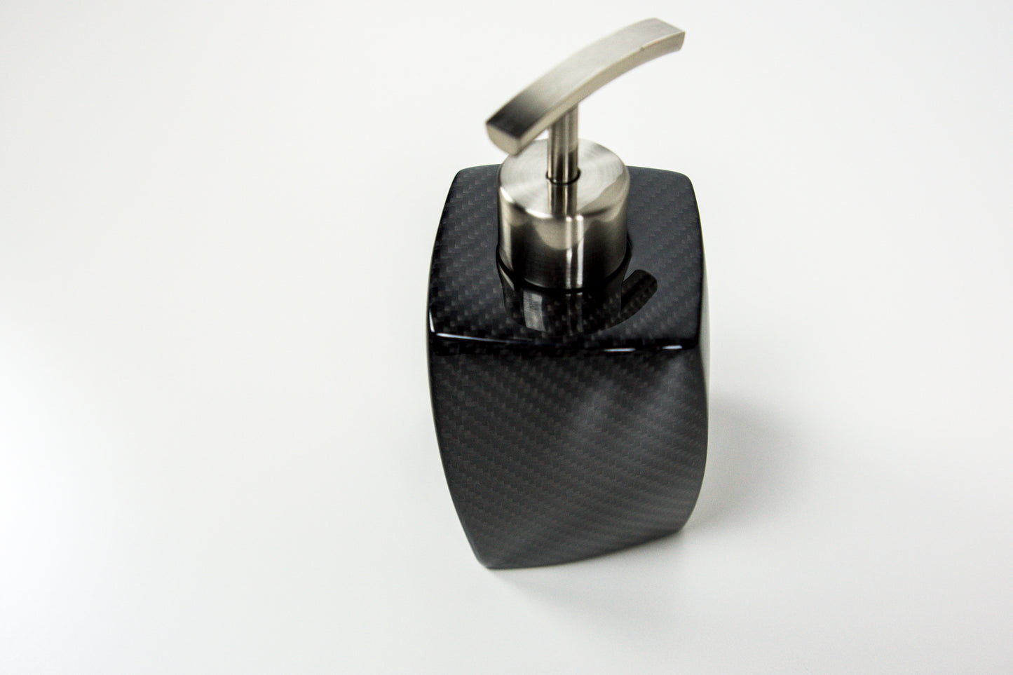 Carbon Seifenspender Standseifenspender Wave - Design / Soap Stand Dispenser