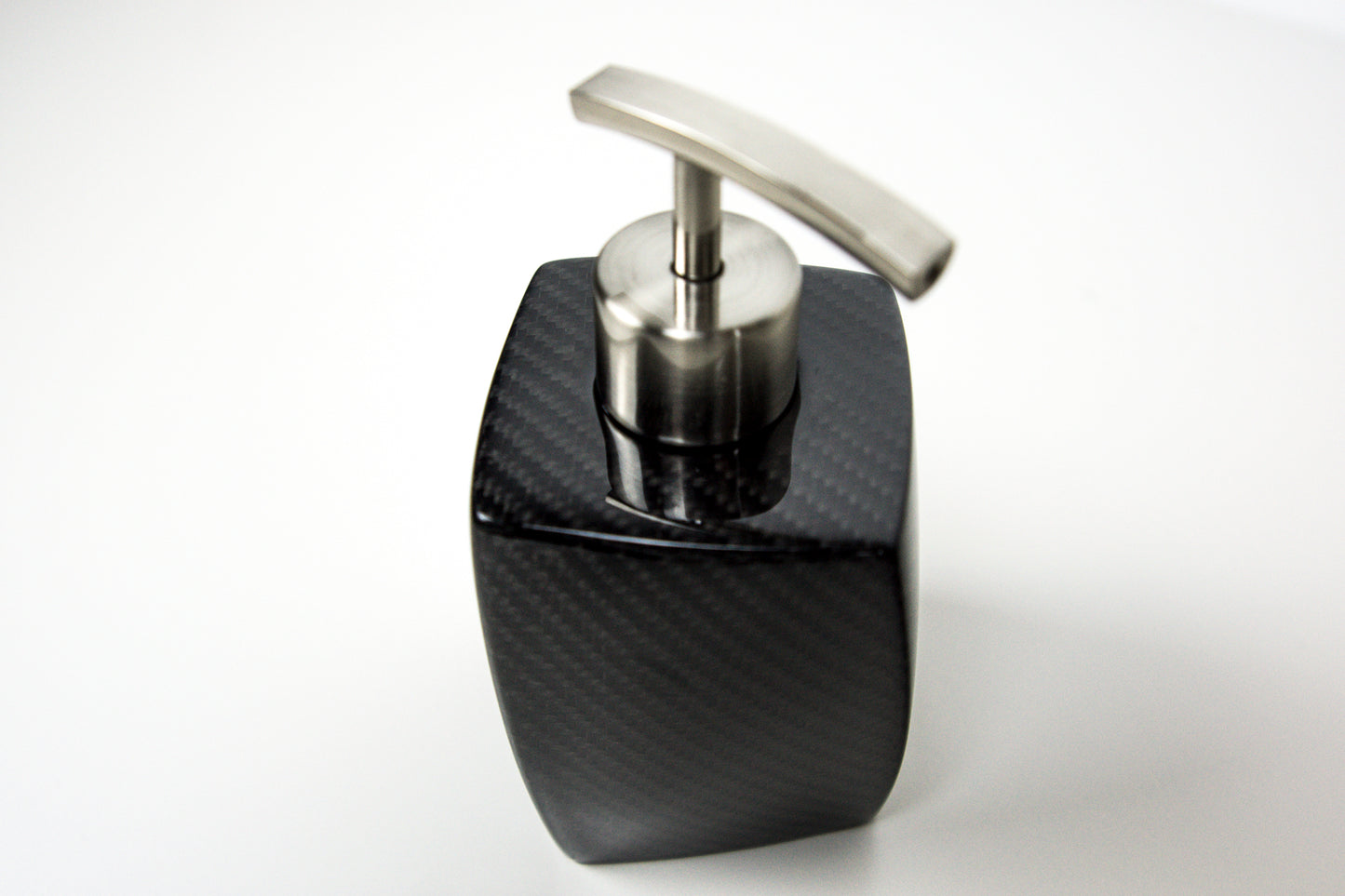 Carbon Seifenspender Standseifenspender Wave - Design / Soap Stand Dispenser