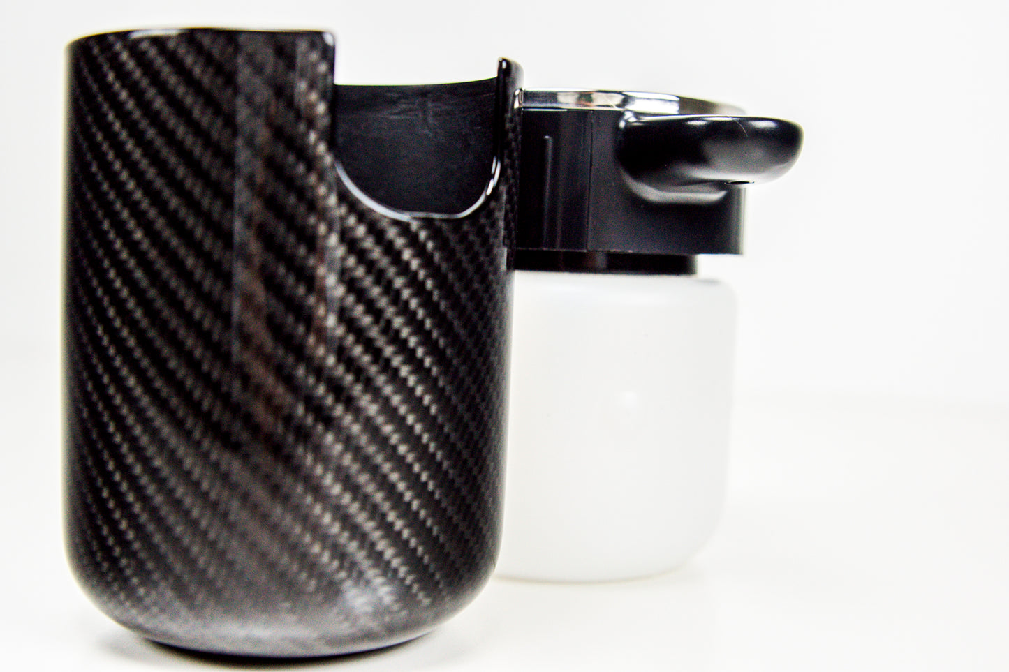 Carbon Seifenspender Standseifenspender - rundes Design / Soap Stand Dispenser - Round Design