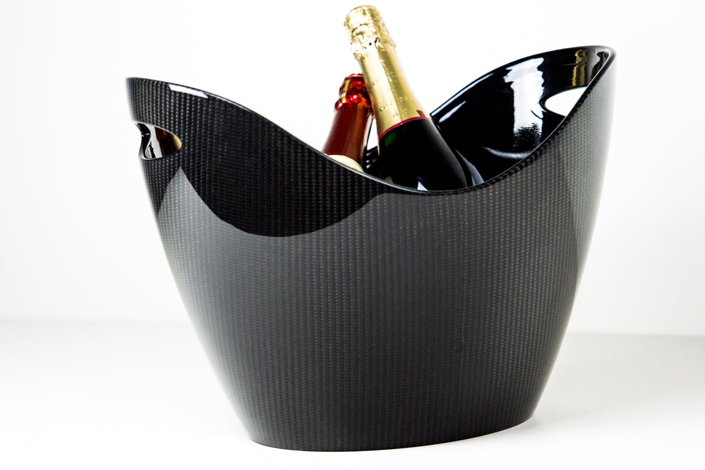 Carbon Champagnerkühler Sektkühler Getränkekühler Design / Carbon Fibre Champagne Sparkling Wine and Beverage Cooler