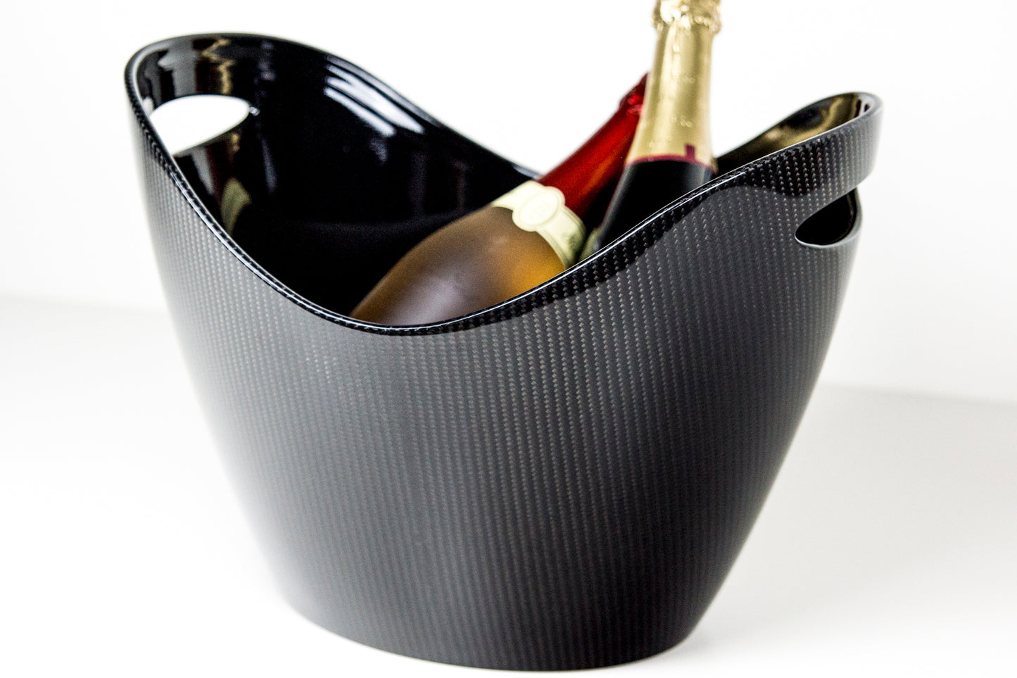 Carbon Champagnerkühler Sektkühler Getränkekühler Design / Carbon Fibre Champagne Sparkling Wine and Beverage Cooler