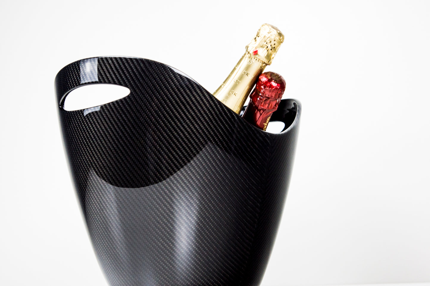 Carbon Champagnerkühler Sektkühler Getränkekühler Design / Carbon Fibre Champagne Sparkling Wine and Beverage Cooler