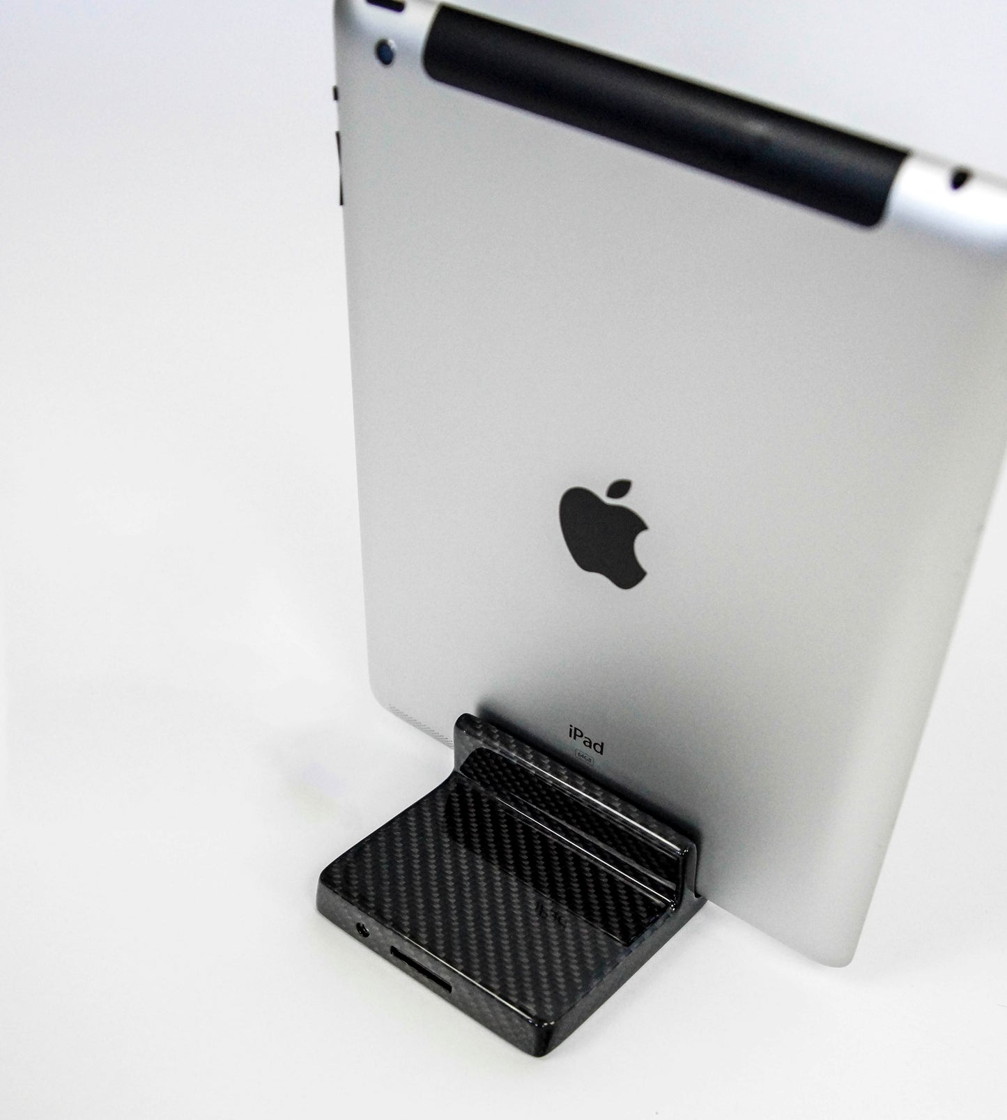 Carbon iPad 2 3 Dock Dockingstation Ladestation Ständer / Carbon Fibre stand for iPad 2 3