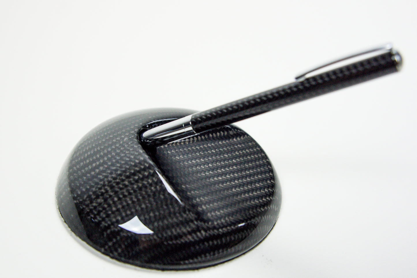 Carbon Stiftständer Stifthalter mit Carbon Kugelschreiber / Carbon Fibre Pen Holder