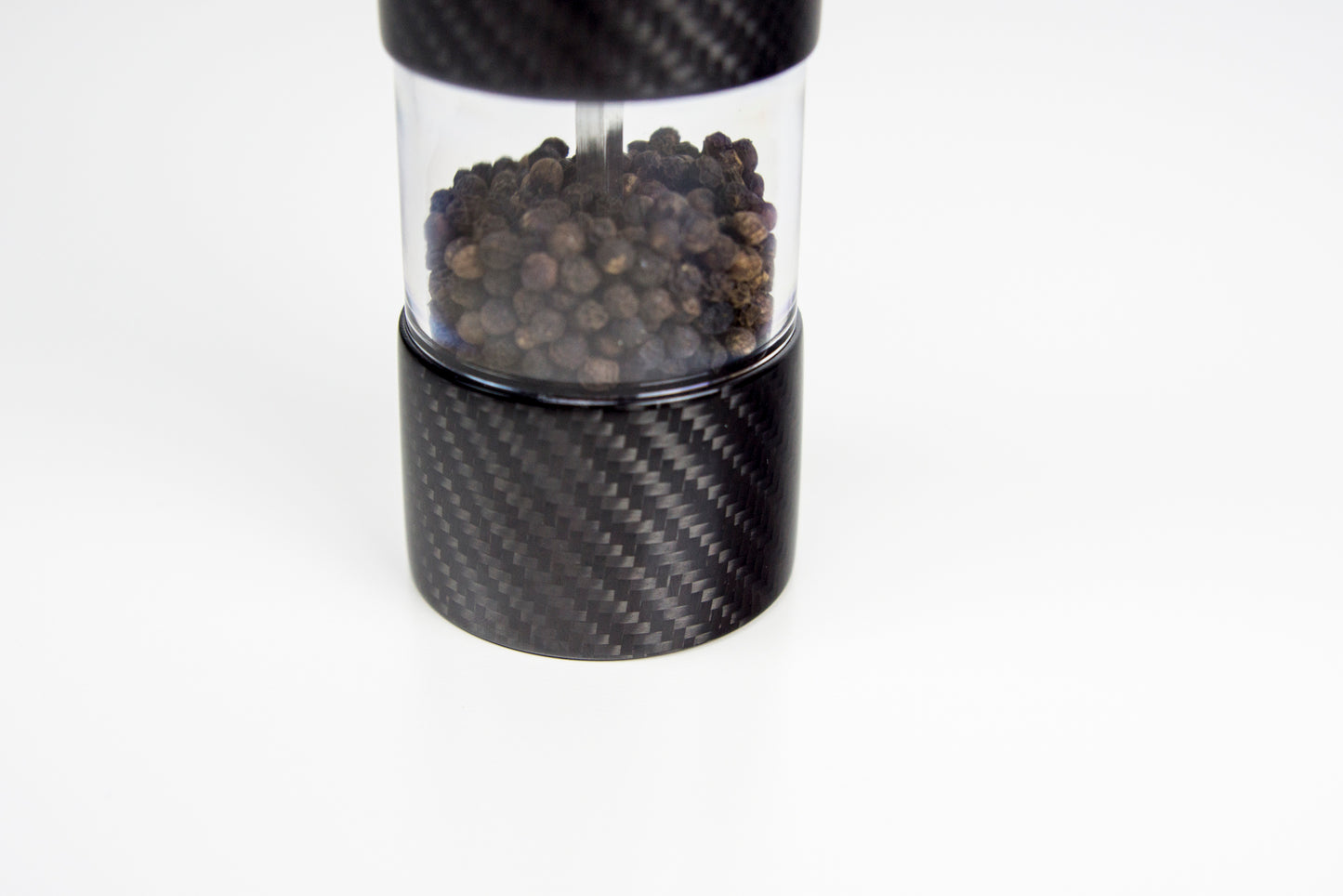 Elektrische Carbon Salz- Pfeffermühle Gewürzmühle Design / Carbon Fibre Electric Salt Spice Pepper Mill