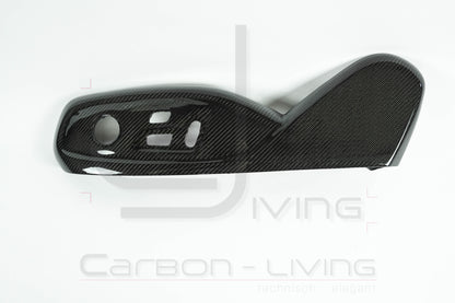 Audi A5 S5 RS5 8W F5 Carbon Sitzgestellverkleidungen Sitzblenden Sitzverkleidungen Set