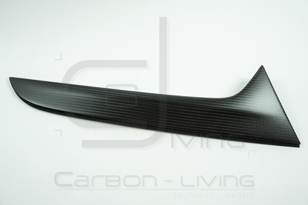 Audi A4 S-Line S4 RS4 B9 8W Avant Carbon Vertikalspoiler Aero Spoiler Spoilerblenden Set für Heckklappe
