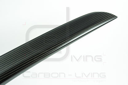 Audi A4 S-Line S4 RS4 B9 8W Avant Carbon Vertikalspoiler Aero Spoiler Spoilerblenden Set für Heckklappe