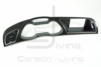 Audi A4 S4 RS4 B8 8K Facelift FL Carbon Tachoblende Kombiinstrumentblende Cockpit Blende