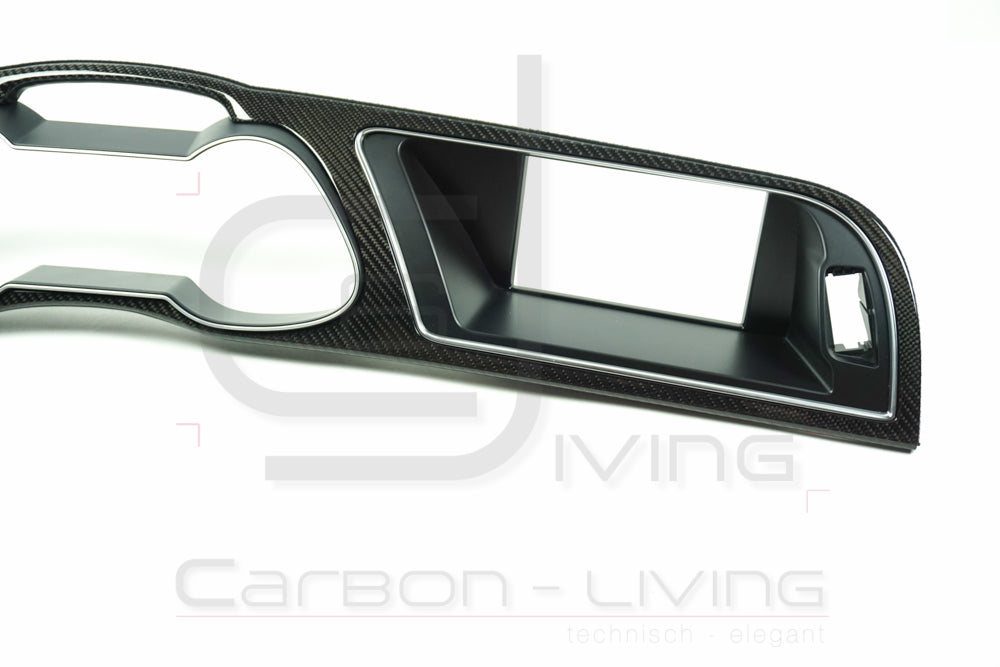 Audi A4 S4 RS4 B8 8K Facelift FL Carbon Tachoblende Kombiinstrumentblende Cockpit Blende