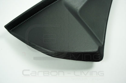 Audi A5 S5 RS5 B10 FU Carbon Armaturenbrett Verkleidungen Abdeckungen Endkappen Blenden seitlich Set