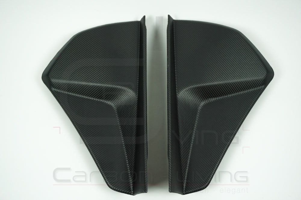Audi A5 S5 RS5 B10 FU Carbon Armaturenbrett Verkleidungen Abdeckungen Endkappen Blenden seitlich Set