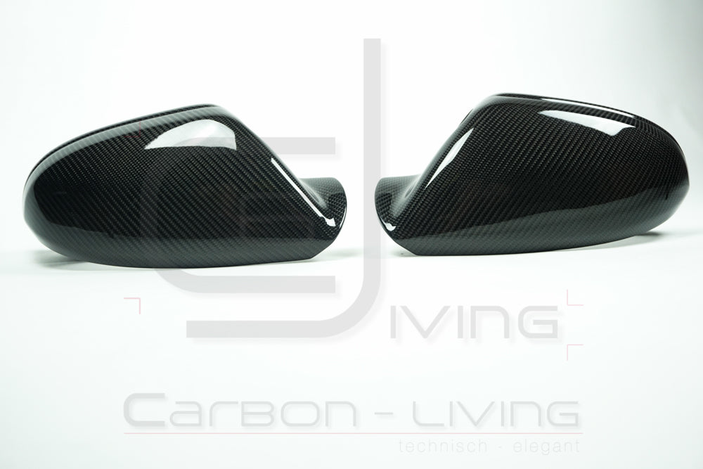 Audi A6 S6 RS6 4G C7 Carbon Spiegelkappen Spiegelgehäuse Außenspiegel Set