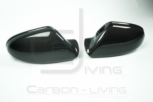 Audi A6 S6 RS6 4G C7 Carbon Spiegelkappen Spiegelgehäuse Außenspiegel Set