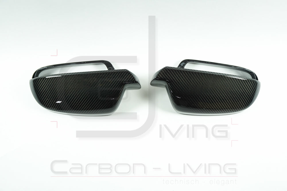 Audi A5 S5 RS5 8T 8F Carbon Spiegelkappen Spiegelgehäuse Außenspiegel Set - Facelift
