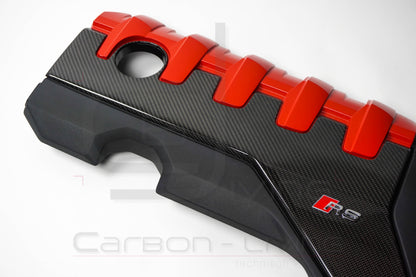 Audi TT RS 8S FV DAZA EA855 Evo Carbon Motorabdeckung Abdeckungen Verkleidungen für Motor Set