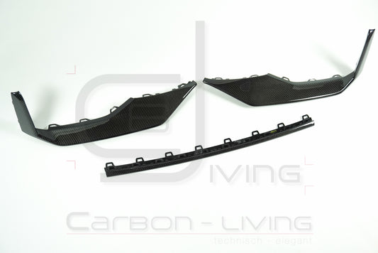Audi RS5 Coupe Sportback 8W 8W8 F5 Vorfacelift VFL Carbon Frontspoiler Spoiler Blenden 3-tlg. Set