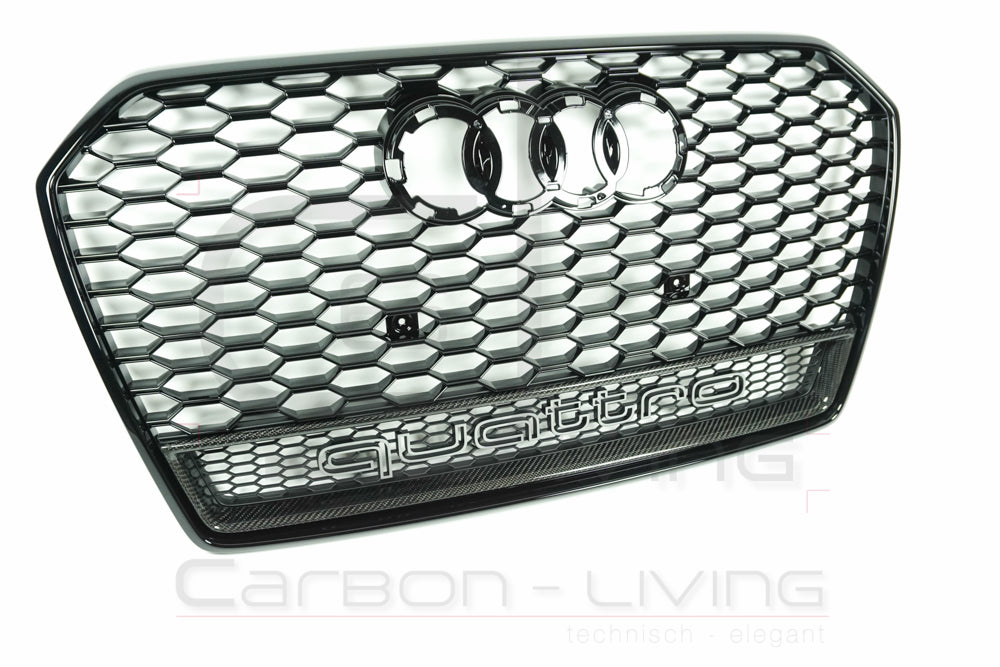 Audi RS6 4G C7 Plus Performance Facelift FL Carbon Quattro Kühlergrill Grill Frontgrill