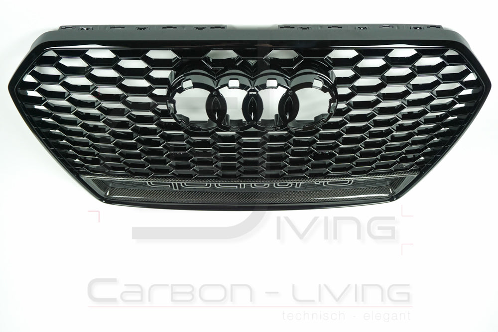 Audi RS6 4G C7 Plus Performance Facelift FL Carbon Quattro Kühlergrill Grill Frontgrill