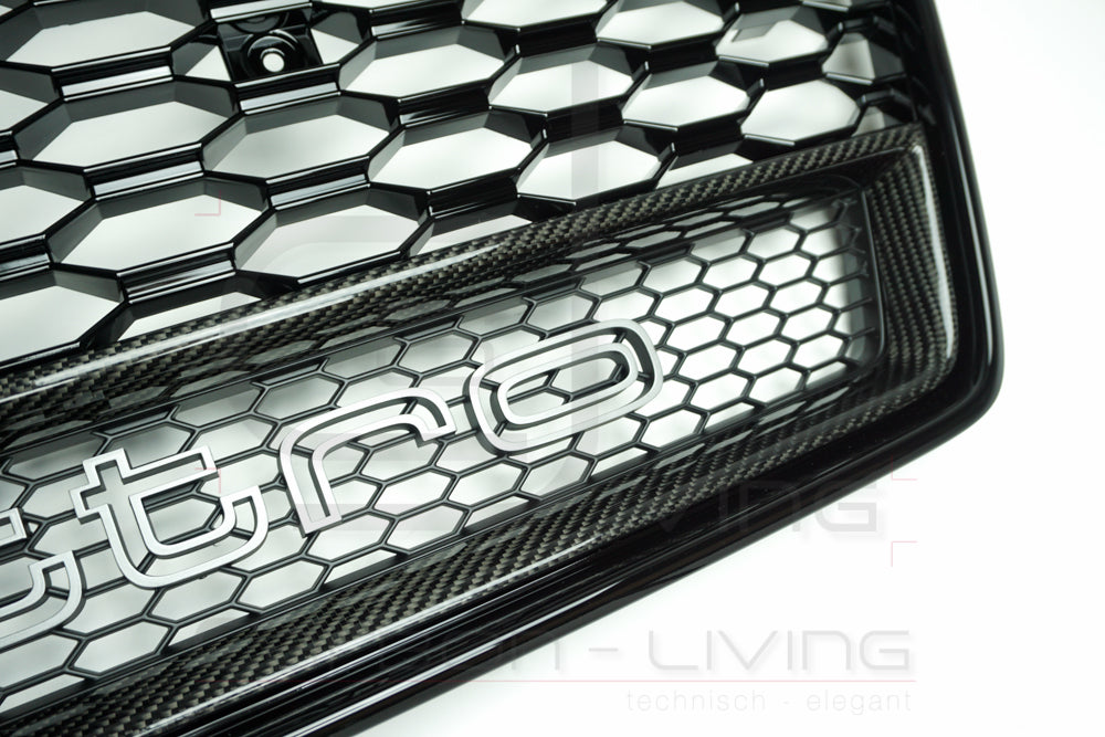 Audi RS6 4G C7 Plus Performance Facelift FL Carbon Quattro Kühlergrill Grill Frontgrill