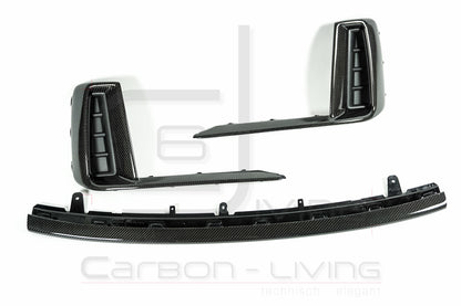 Audi TT S-Line TTS Competition Plus 8S FV Facelift FL Carbon Frontspoiler Spoiler Blenden 3-tlg. Set
