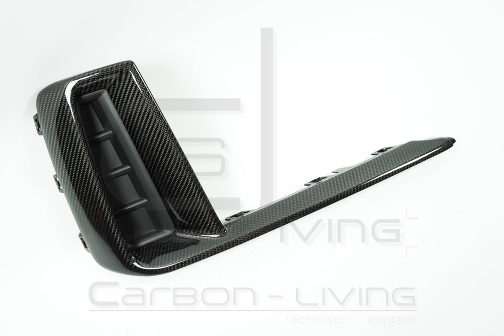 Audi TT S-Line TTS Competition Plus 8S FV Facelift FL Carbon Frontspoiler Spoiler Blenden 3-tlg. Set