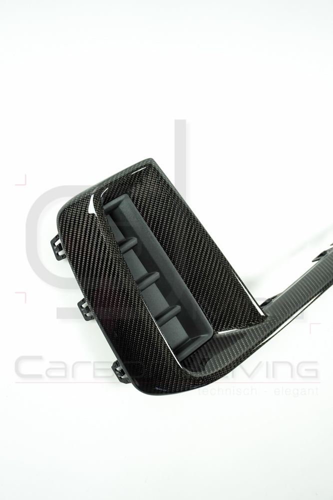 Audi TT S-Line TTS Competition Plus 8S FV Facelift FL Carbon Frontspoiler Spoiler Blenden 3-tlg. Set