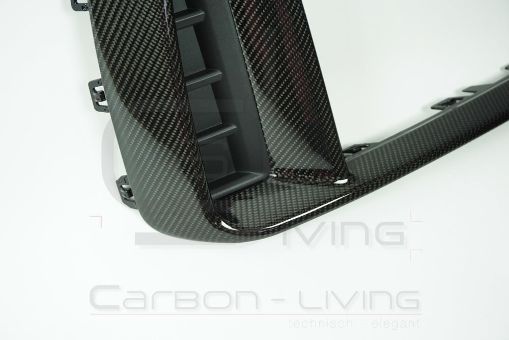 Audi TT S-Line TTS Competition Plus 8S FV Facelift FL Carbon Frontspoiler Spoiler Blenden 3-tlg. Set