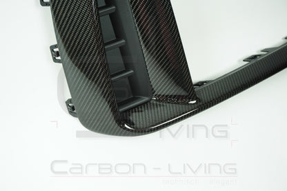 Audi TT S-Line TTS Competition Plus 8S FV Facelift FL Carbon Frontspoiler Spoiler Blenden 3-tlg. Set