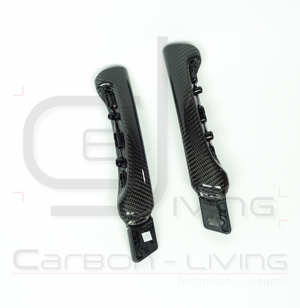 Audi TT TTS TTRS 8J Carbon Zuziehgriffe Türgriffe Griffe Haltegriffe Türverkleidung