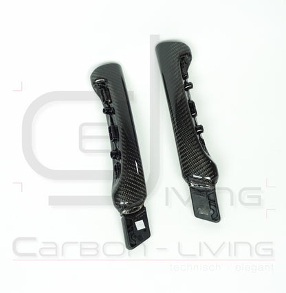 Audi TT TTS TTRS 8J Carbon Zuziehgriffe Türgriffe Griffe Haltegriffe Türverkleidung