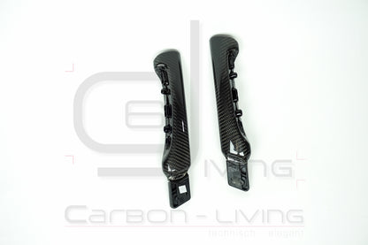 Audi TT TTS TTRS 8J Carbon Zuziehgriffe Türgriffe Griffe Haltegriffe Türverkleidung