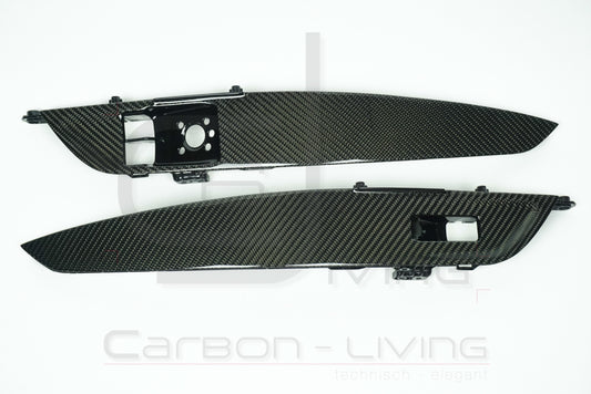Audi TT TTS TT RS 8S FV Carbon Schalterblenden Fensterheberschalterblenden für Türverkleidungen Set