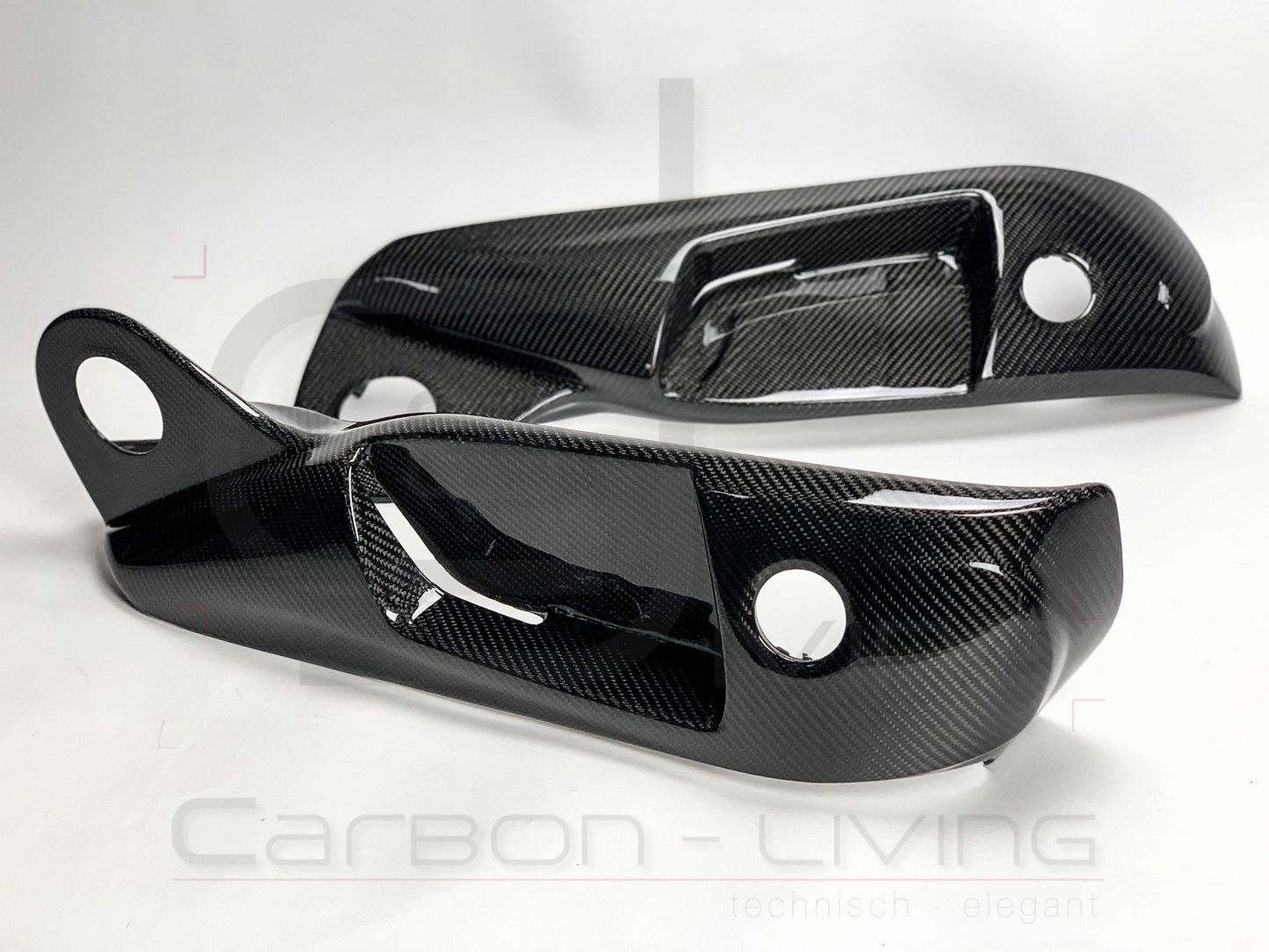 Audi A5 S5 RS5 8T Carbon Sitzgestellverkleidungen Sitzverkleidungen Sitzkonsolen Verkleidungen Set