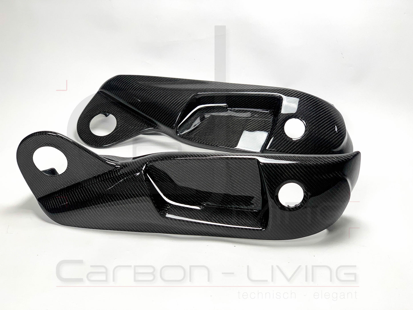 Audi A5 S5 RS5 8T Carbon Sitzgestellverkleidungen Sitzverkleidungen Sitzkonsolen Verkleidungen Set