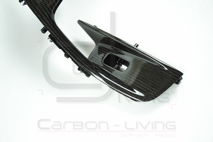 Audi A6 S6 RS6 4G C7 Carbon Griffblenden Fensterheber-Schalterblenden Griffe Türverkleidungen Set