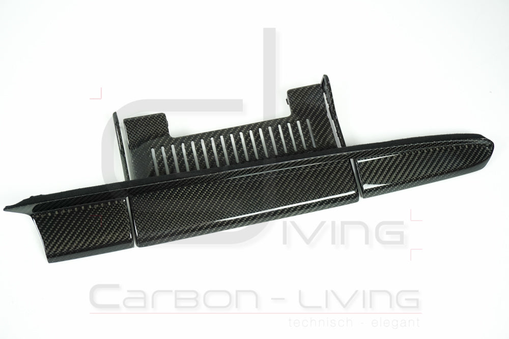 Audi A6 S6 RS6 4G C7 Carbon Armaturenbrettblenden Dekorblenden für Armaturenbrett 3-tlg. Set
