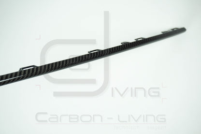 Audi RS3 8V Carbon Aufsatzleisten Zierleisten Zierblenden 3-tlg. Set für Heckdiffusor